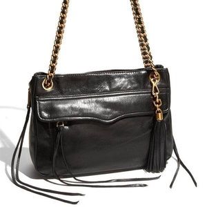 Rebecca Minkoff Black Swing bag with gold hardware